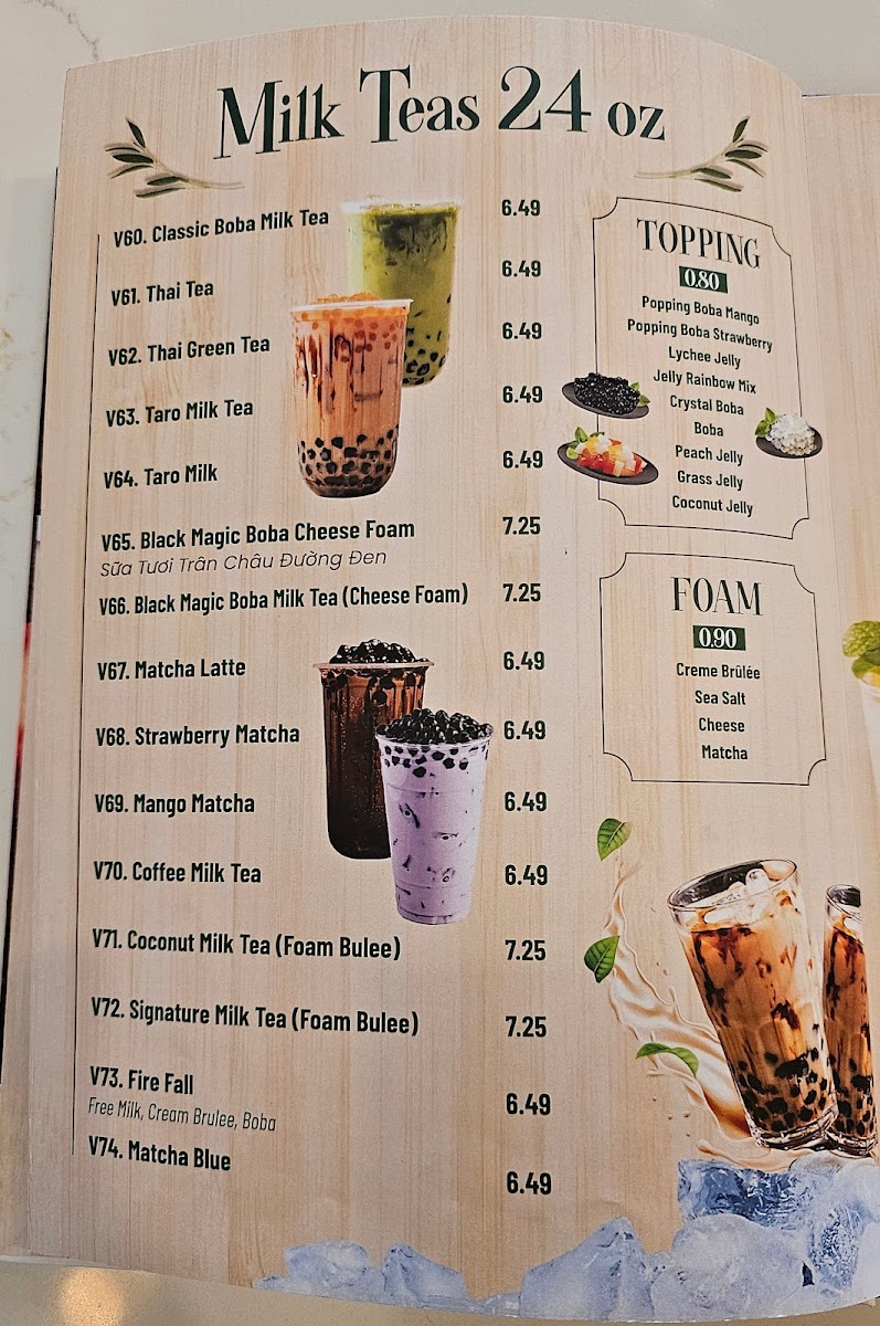 Phở & Boba Tea - Arlington Photo Menu 6
