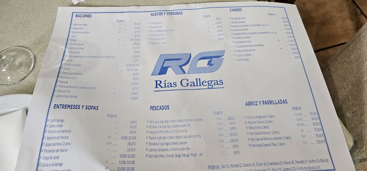 Rías Gallegas Photo Menu 9