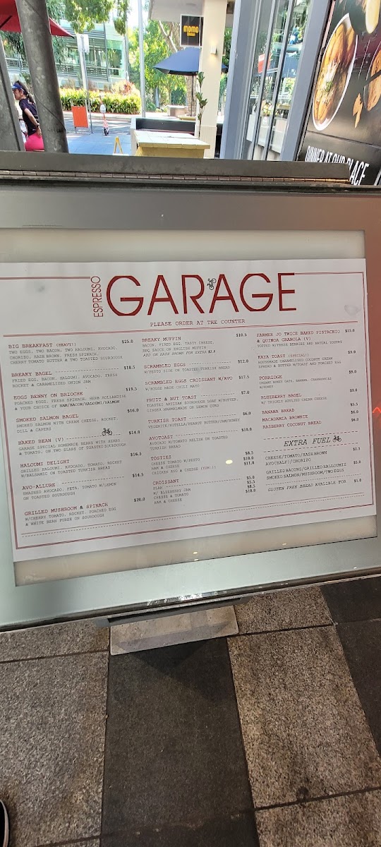 Espresso Garage Photo Menu 6