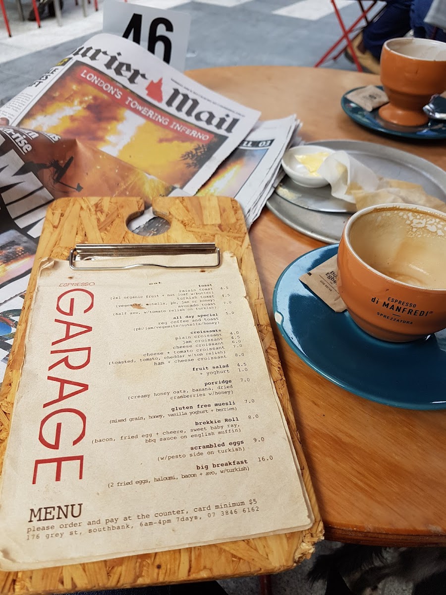 Espresso Garage Photo Menu 9