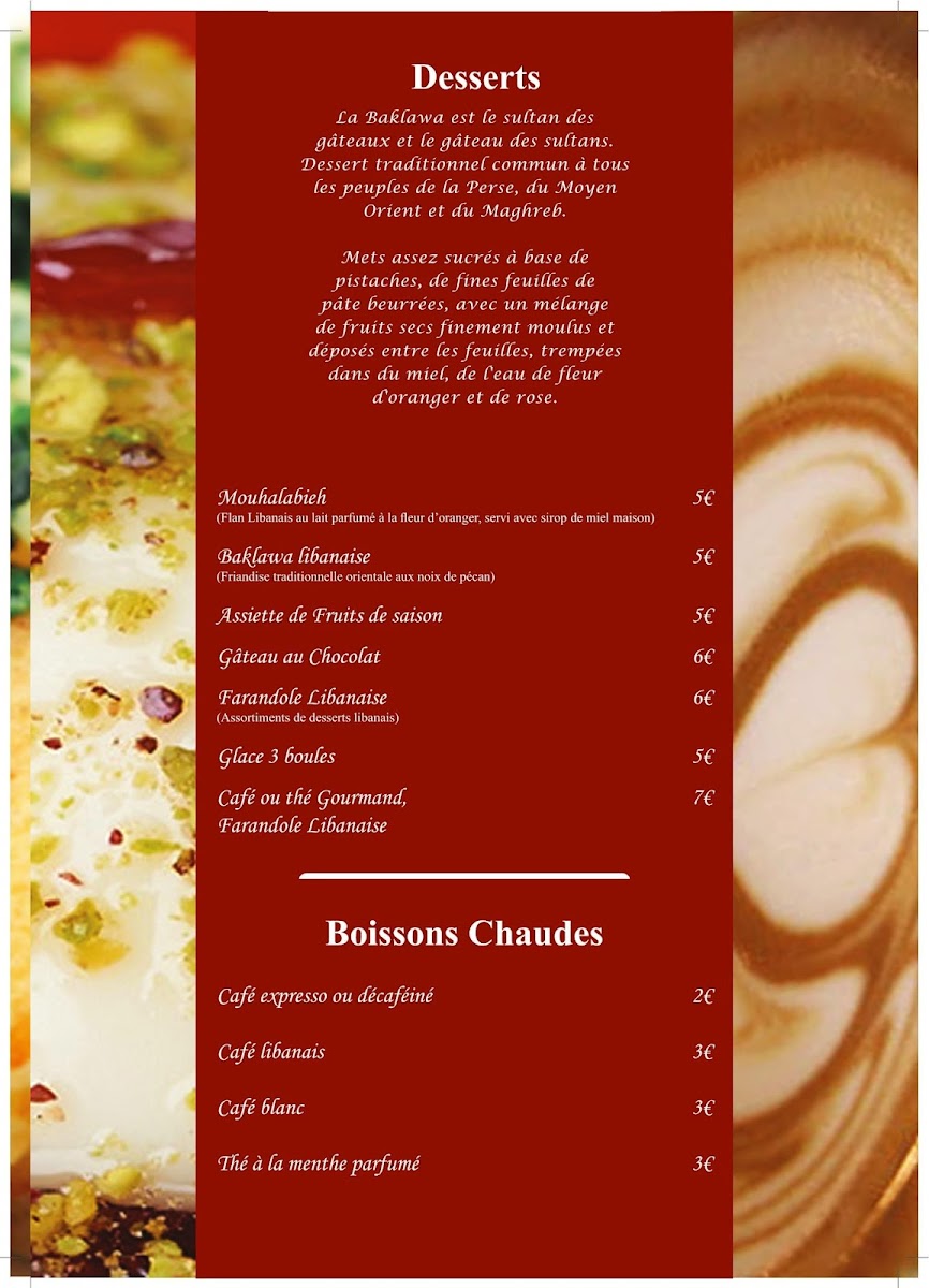 Mezze de Beyrouth Photo Menu 10