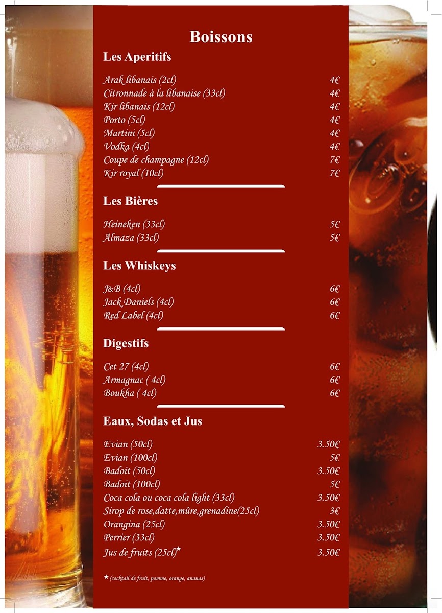 Mezze de Beyrouth Photo Menu 6