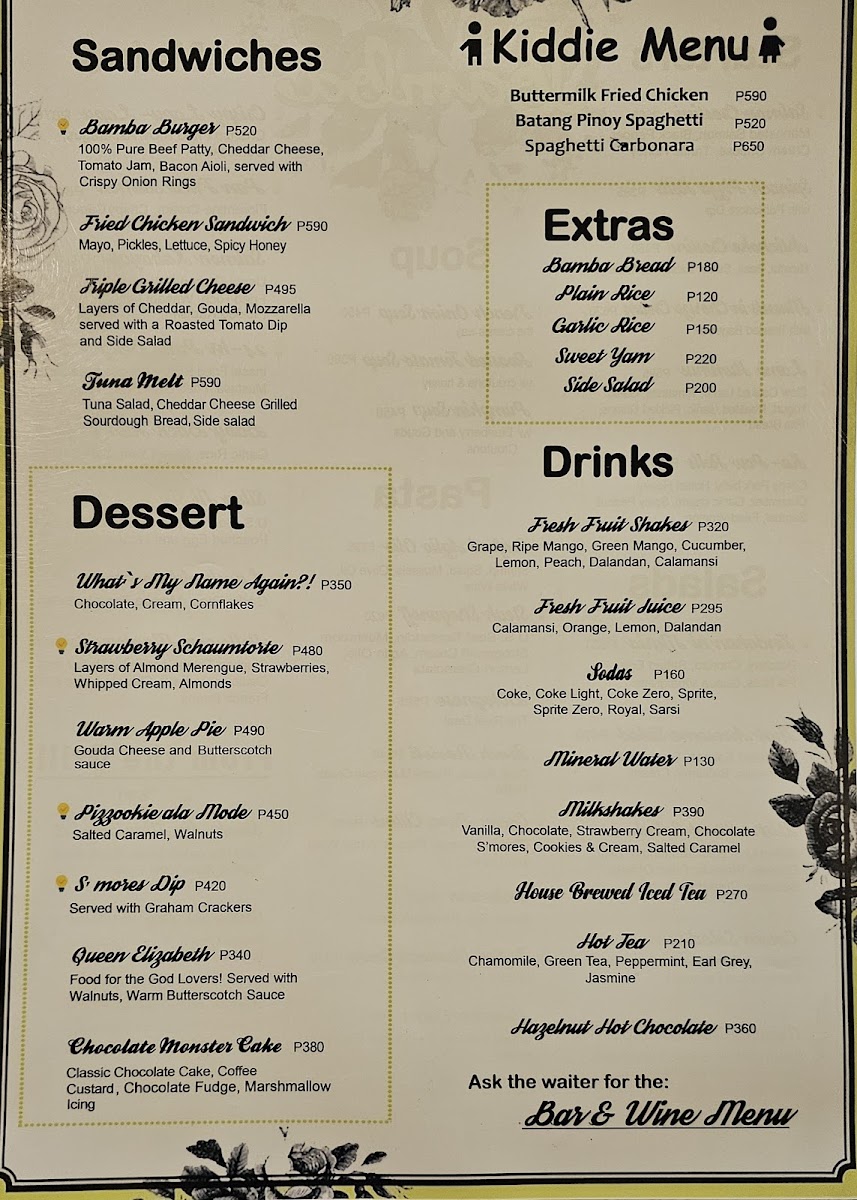 Bamba Bistro Photo Menu 2