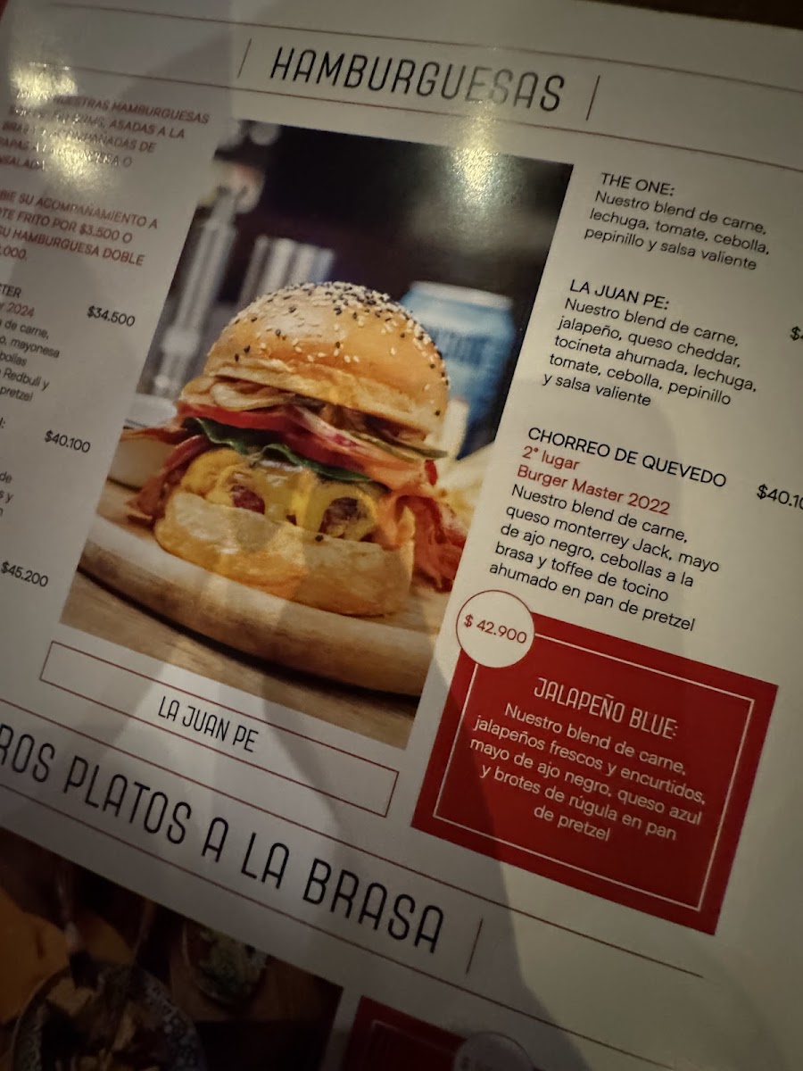 Los Valientes a Fuego Photo Menu 2