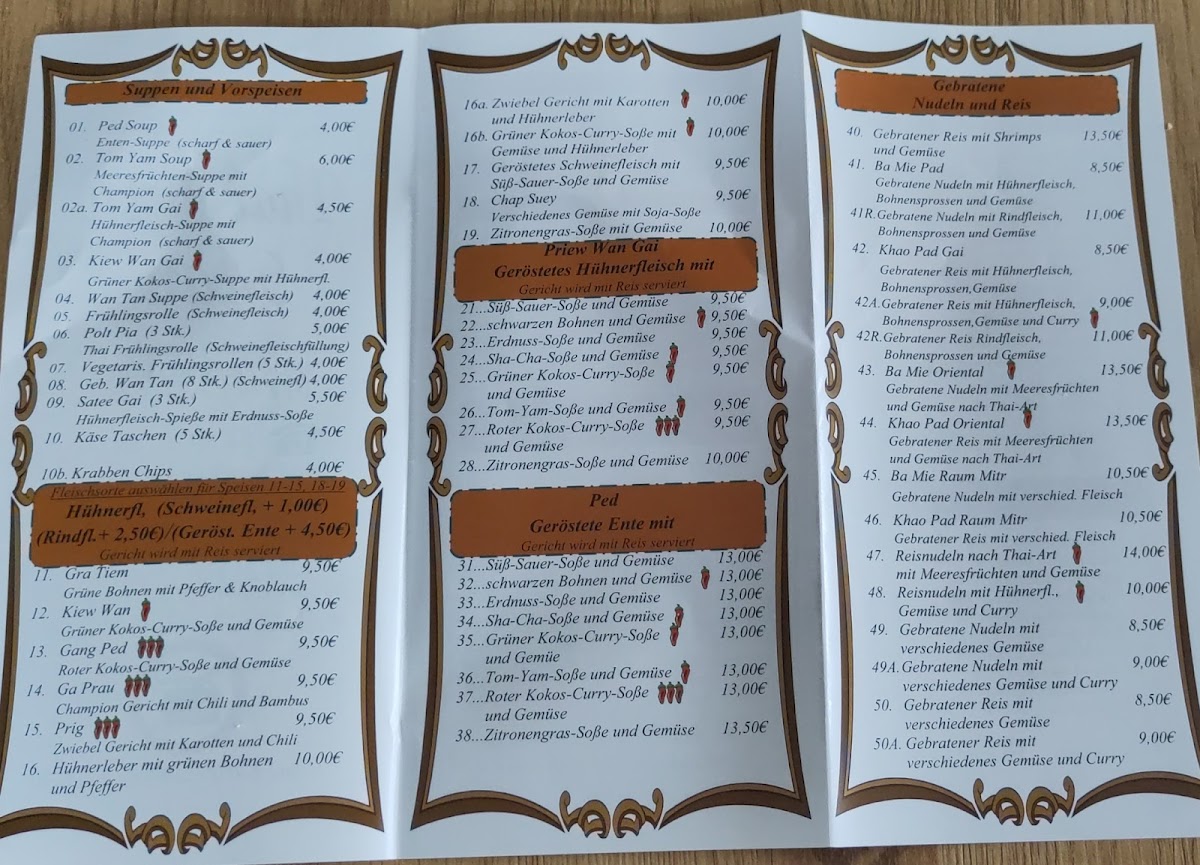 Thai-Bistro Man Photo Menu 2