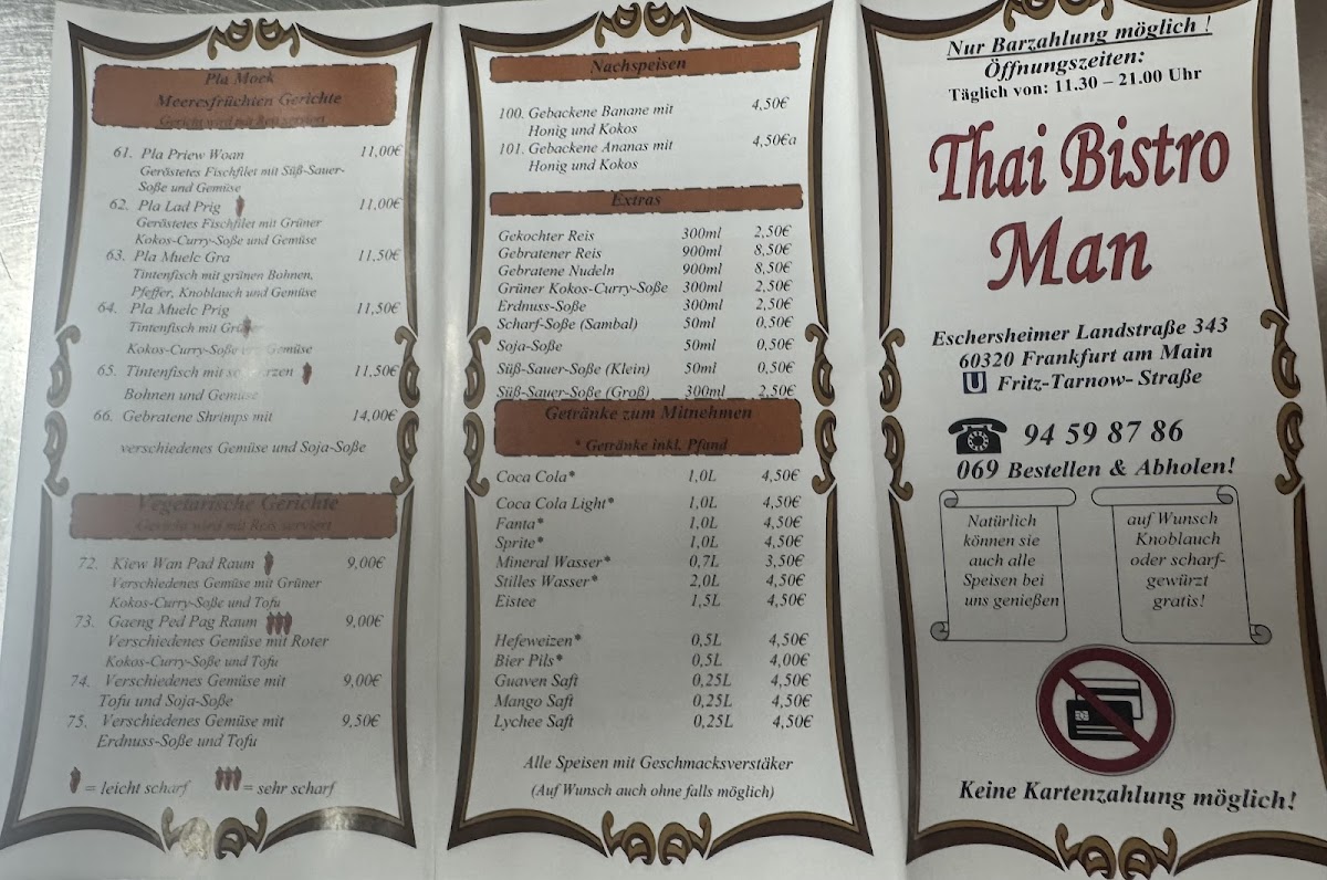 Thai-Bistro Man Photo Menu 3
