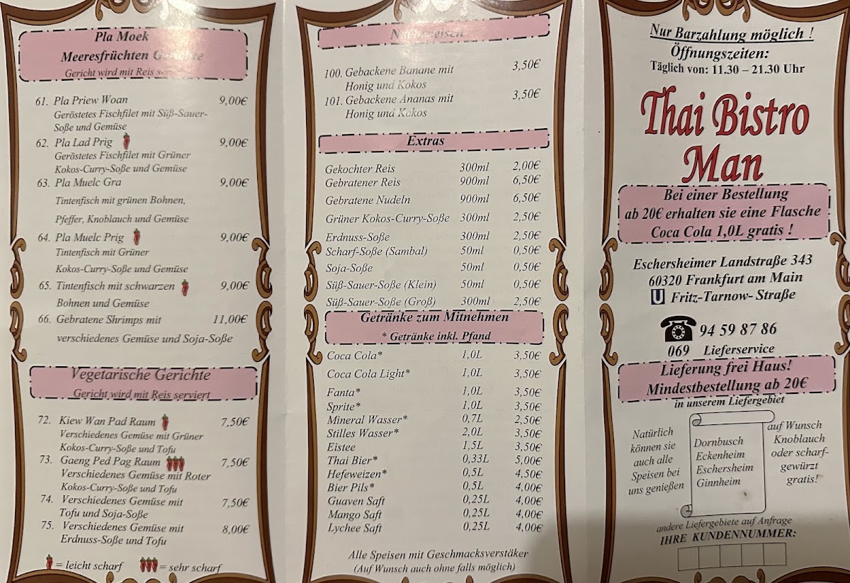 Thai-Bistro Man Photo Menu 5
