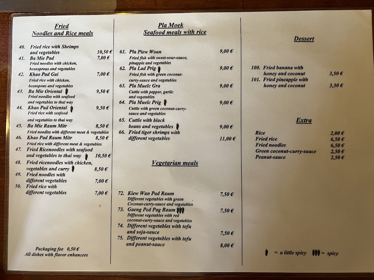 Thai-Bistro Man Photo Menu 7