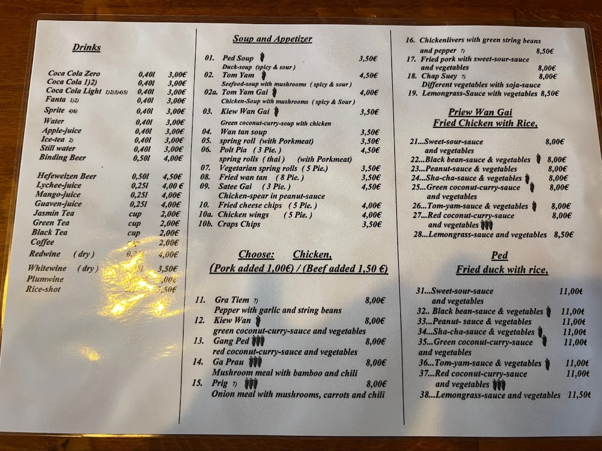 Thai-Bistro Man Photo Menu 9