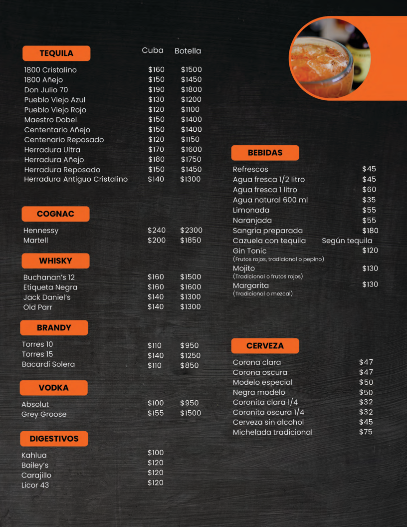 El Cortito Restaurante y Mariscos Photo Menu 1