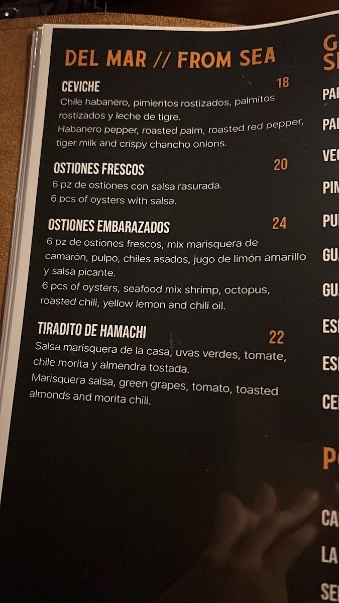 La Clandestina Brasa Argentina Photo Menu 2