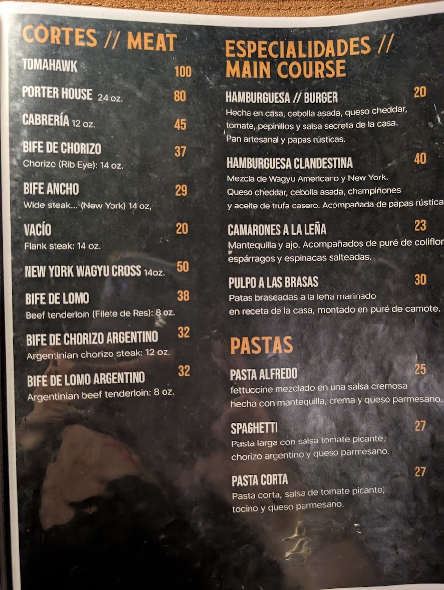 La Clandestina Brasa Argentina Photo Menu 5
