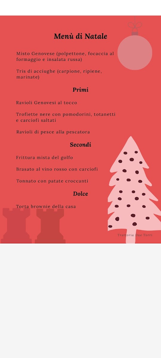 Trattoria Alle due Torri Photo Menu 1