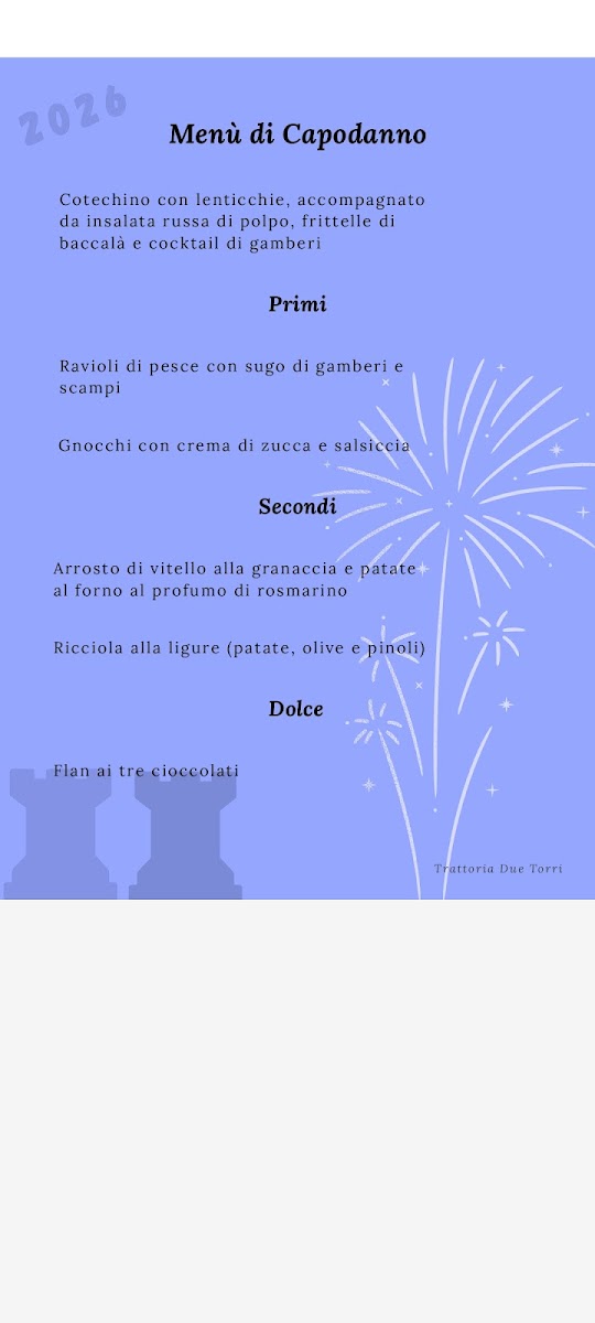 Trattoria Alle due Torri Photo Menu 2