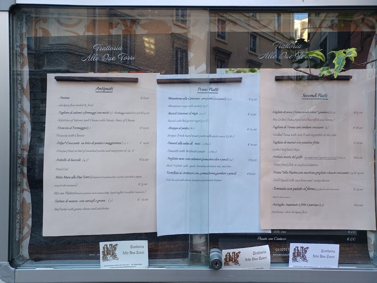 Trattoria Alle due Torri Photo Menu 5
