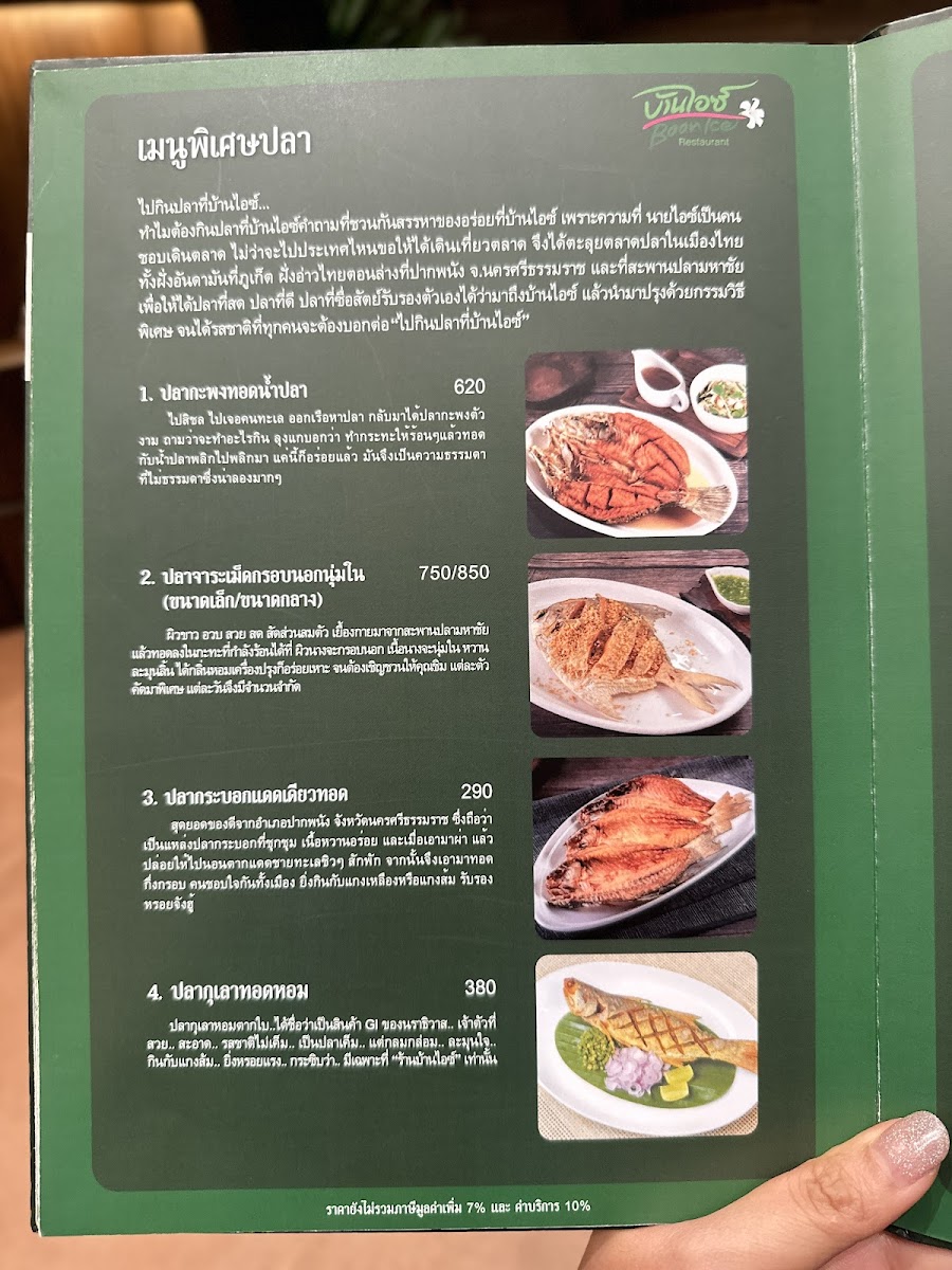 Baan Ice Photo Menu 9
