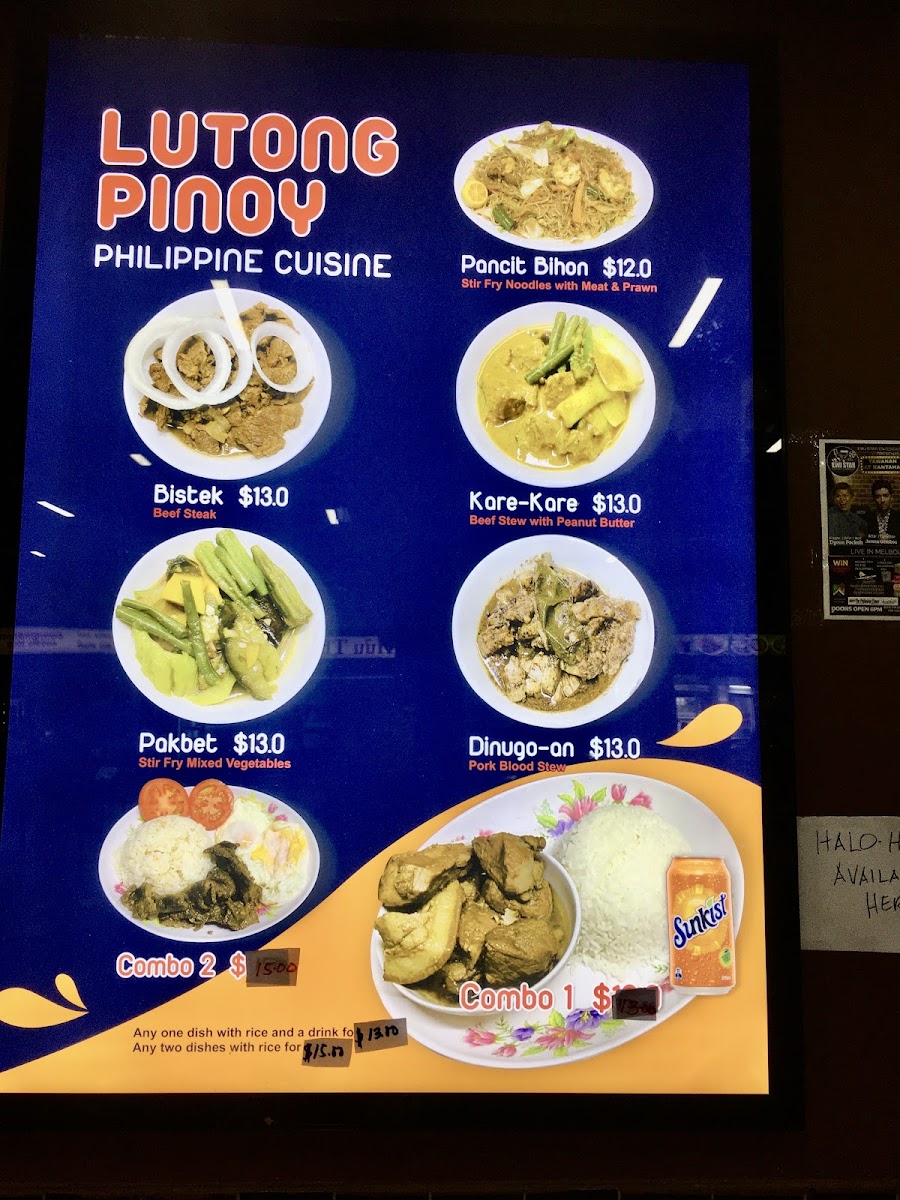 Lutong Pinoy Photo Menu 2