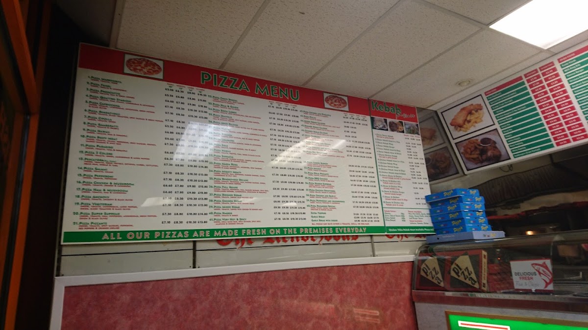 Rendezvouz Fish & Chip Shop Photo Menu 2