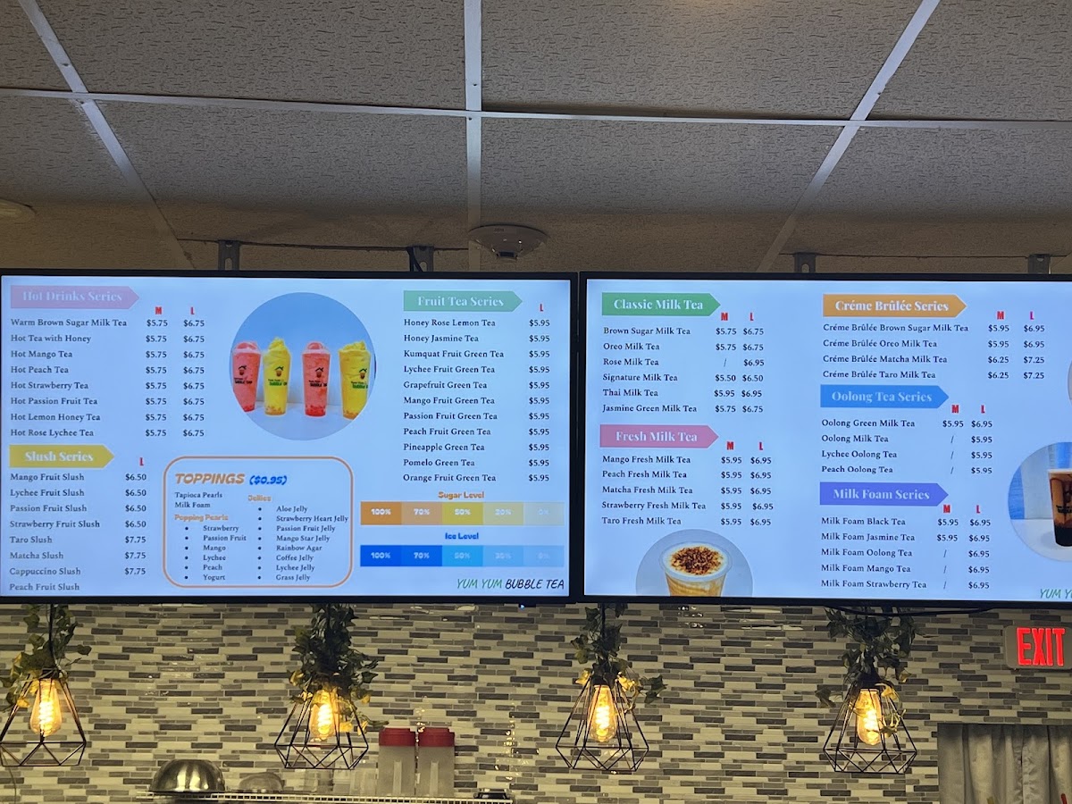 YumYum Bubble Tea Photo Menu 2