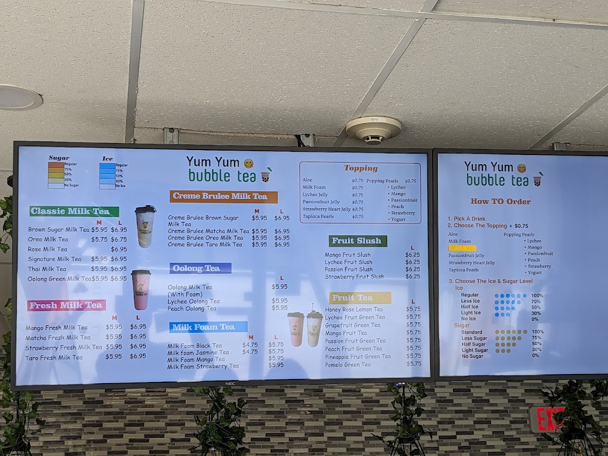 YumYum Bubble Tea Photo Menu 3
