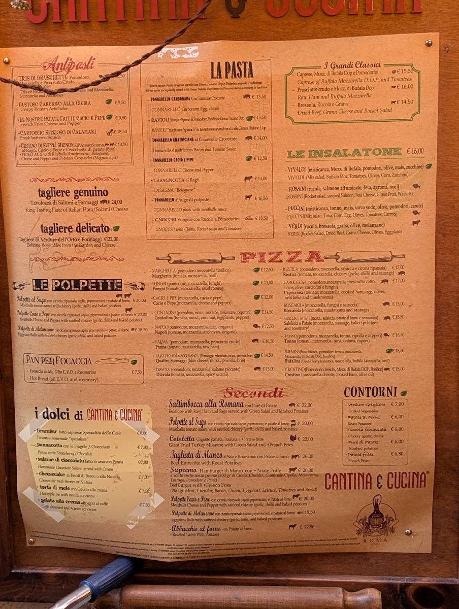 Cantina e Cucina Photo Menu 1