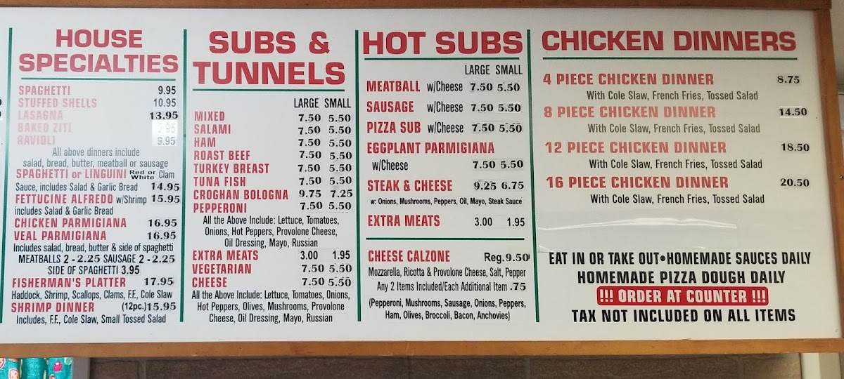Vinny's Pizzeria Photo Menu 4