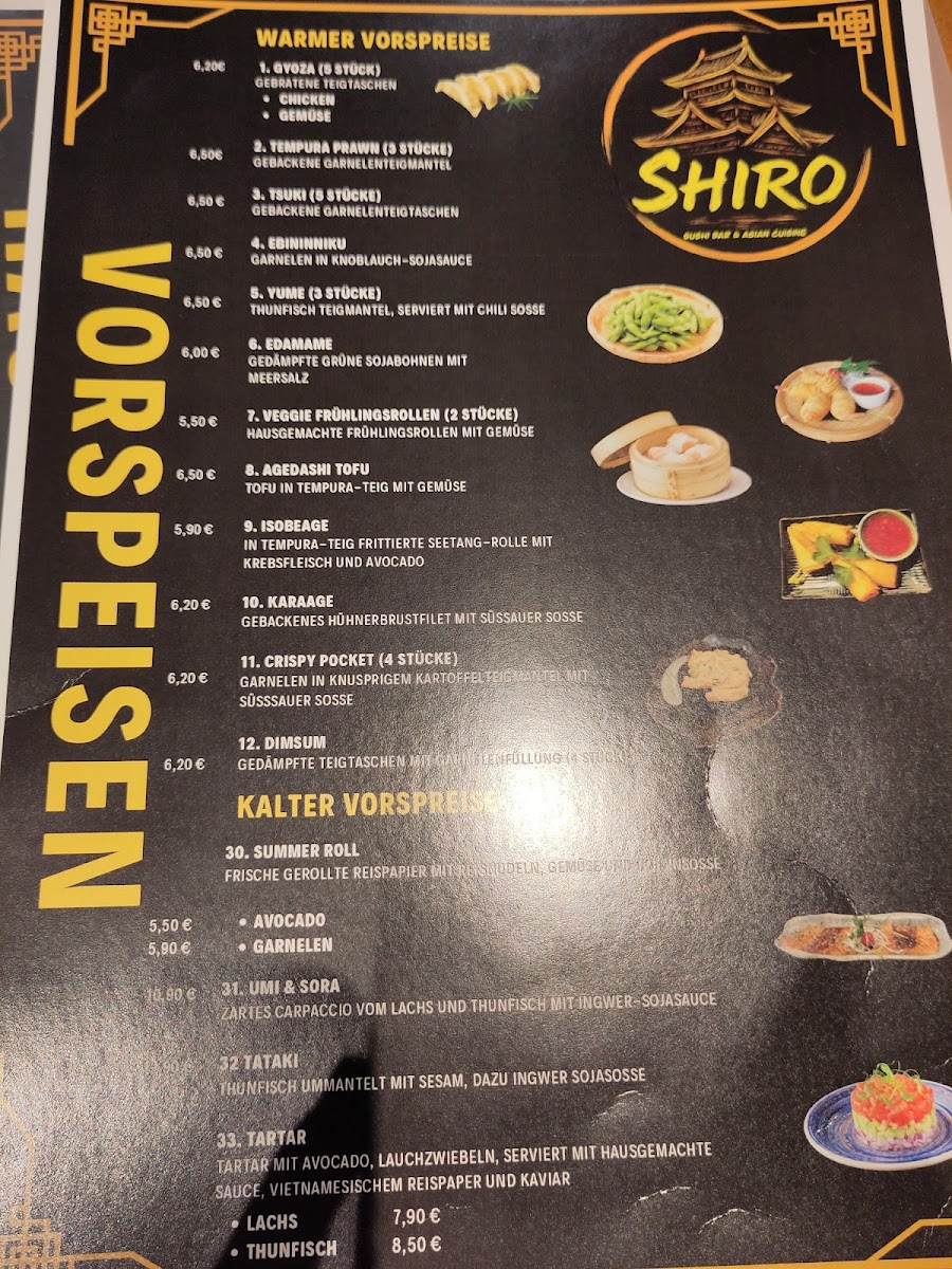 Shiro Restaurant Photo Menu 5