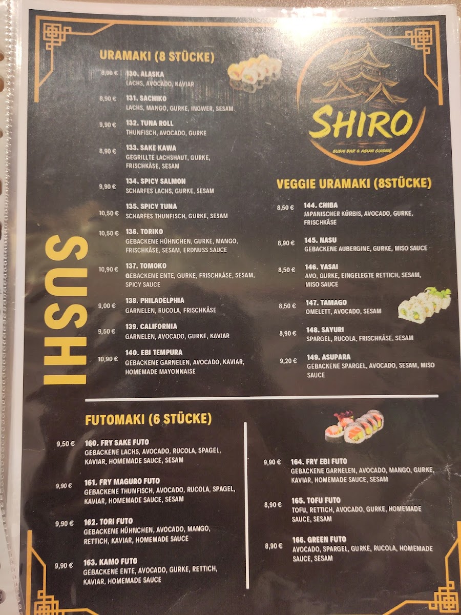 Shiro Restaurant Photo Menu 6