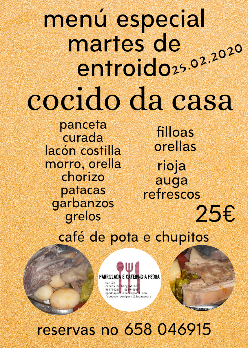 Parrillada e Catering A Pedra Photo Menu 1