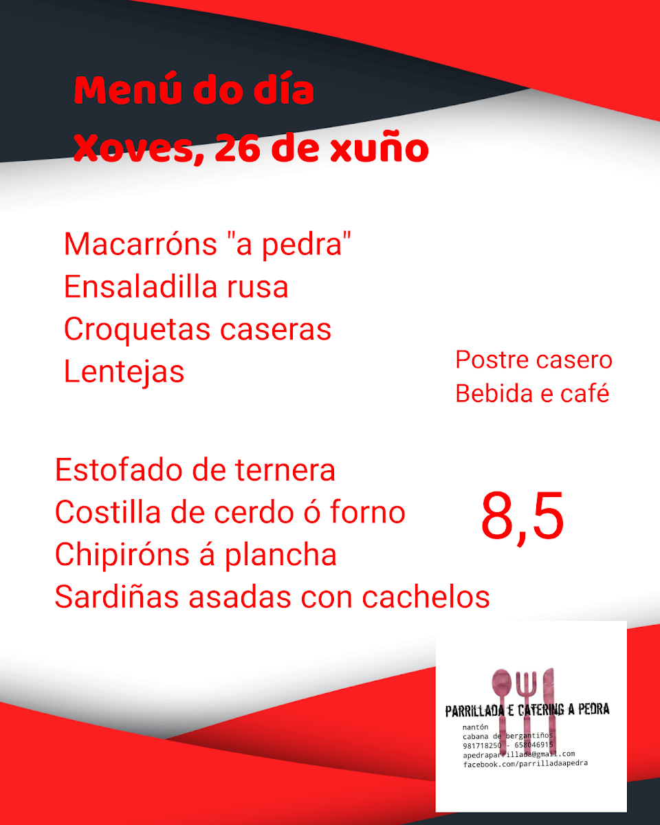Parrillada e Catering A Pedra Photo Menu 5