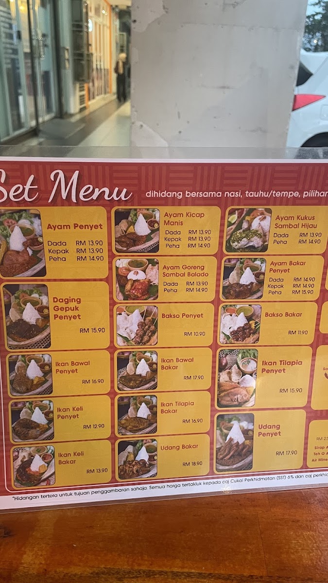 Ayam Penyet Sambal Ulek Photo Menu 10