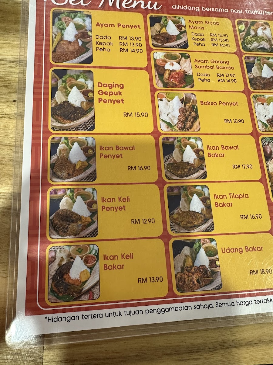 Ayam Penyet Sambal Ulek Photo Menu 4