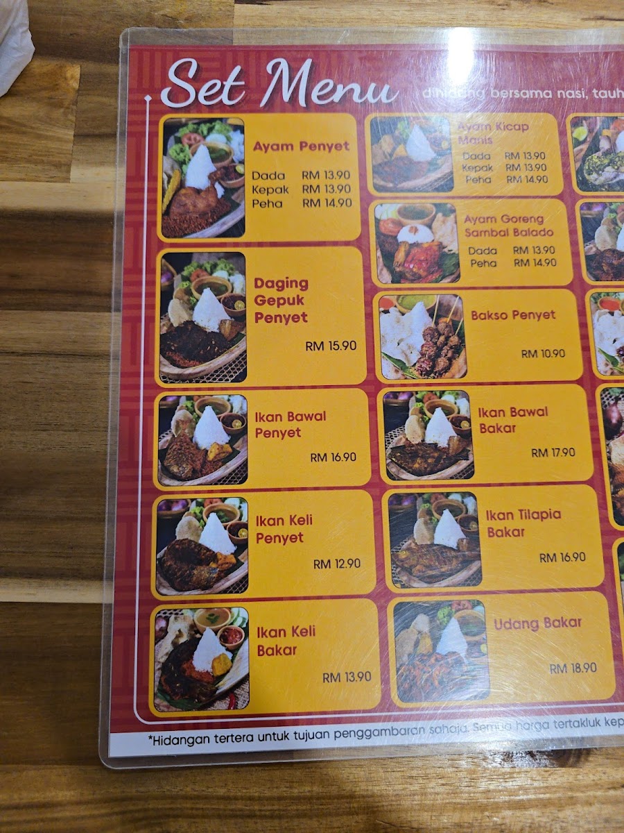 Ayam Penyet Sambal Ulek Photo Menu 5