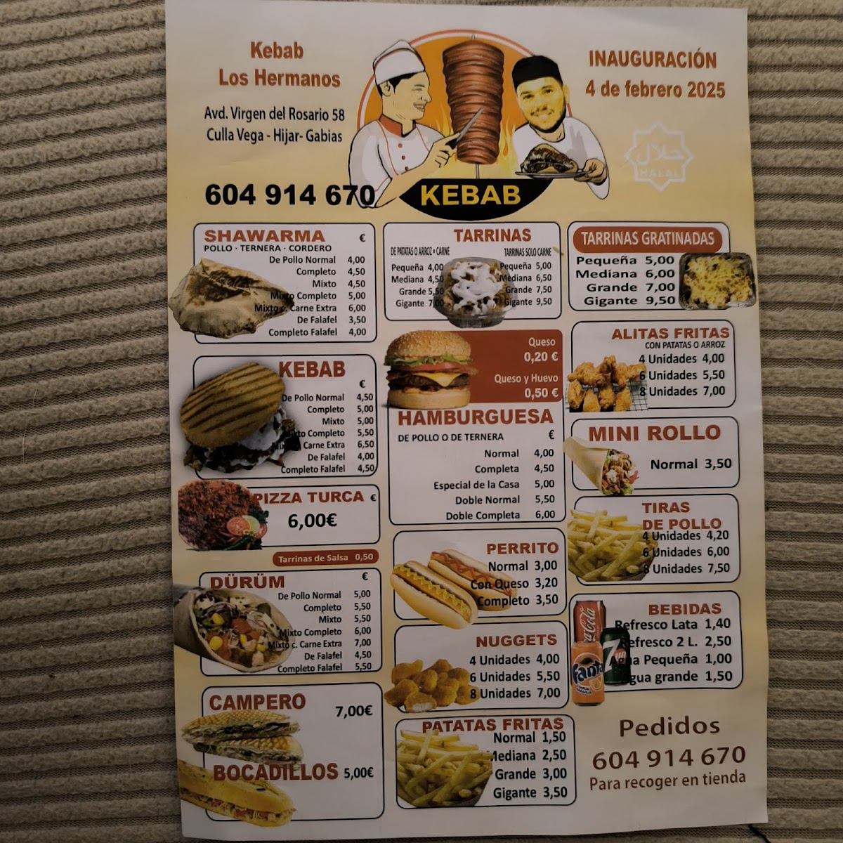 Kebab los hermanos Photo Menu 1