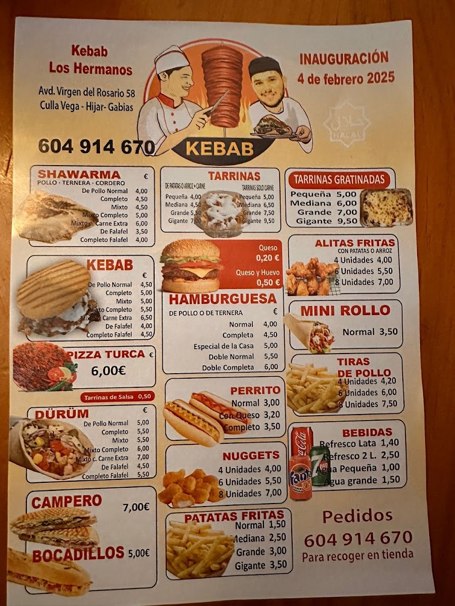 Kebab los hermanos Photo Menu 2
