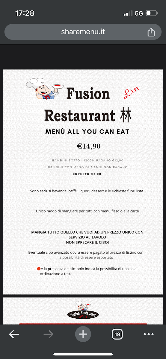 Fusion Restaurant Lin Photo Menu 8