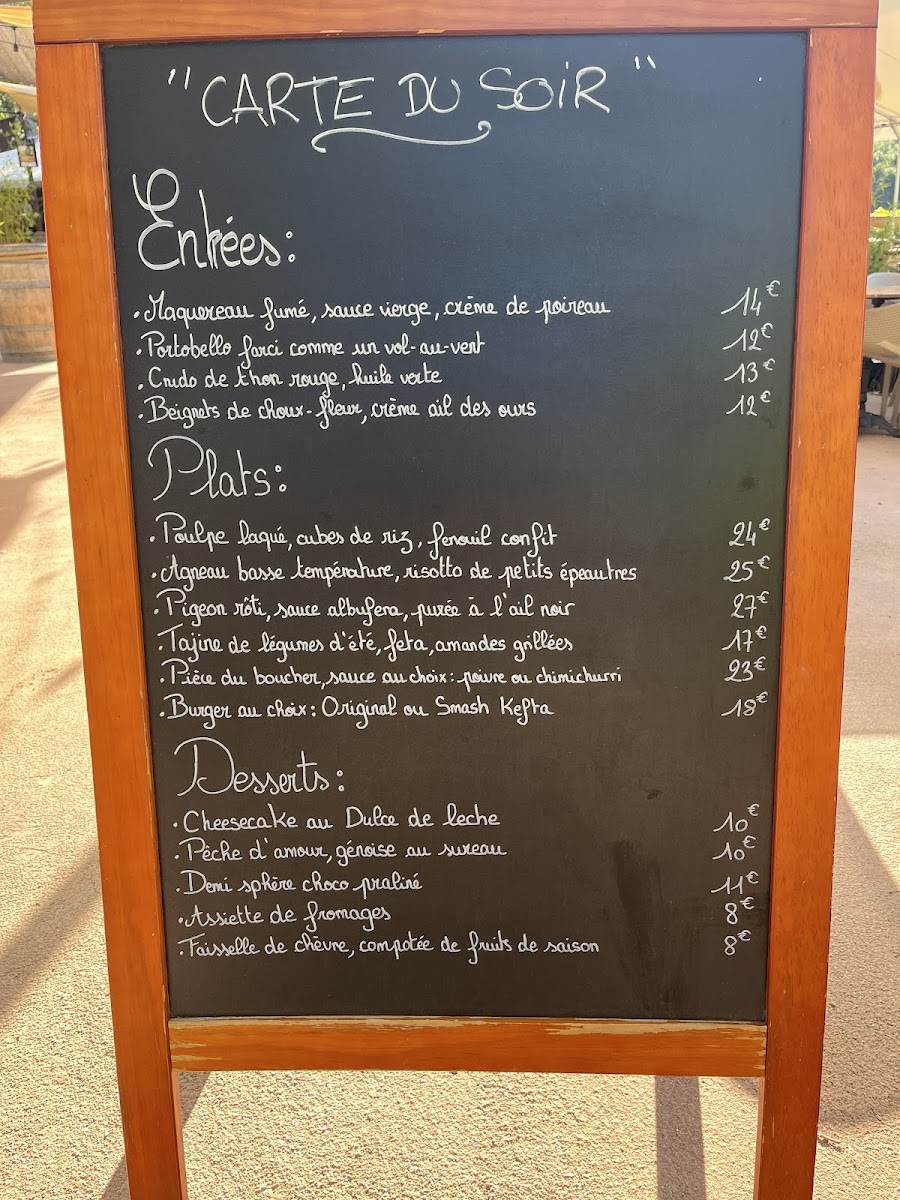 Guinguette Roquebrun Photo Menu 2