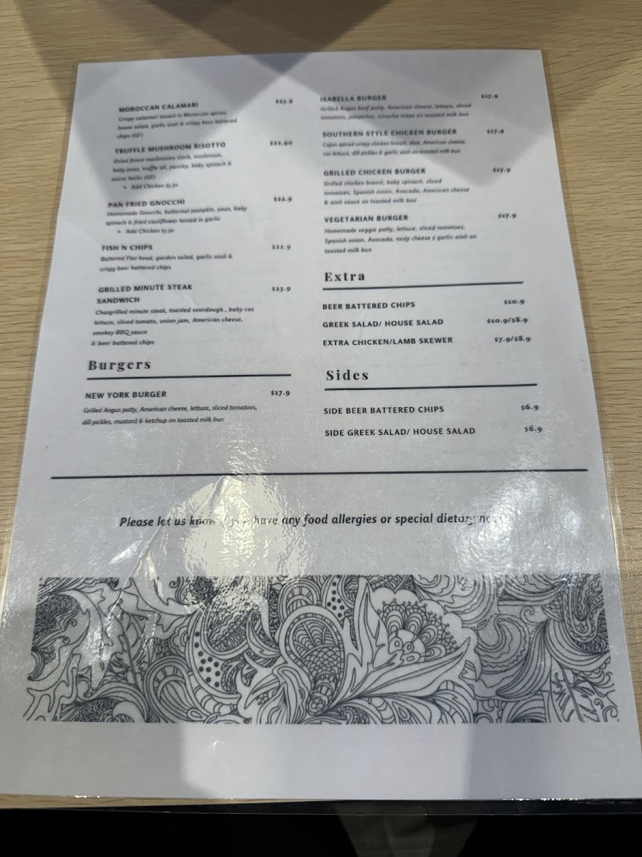 Isabella Cafe Photo Menu 5