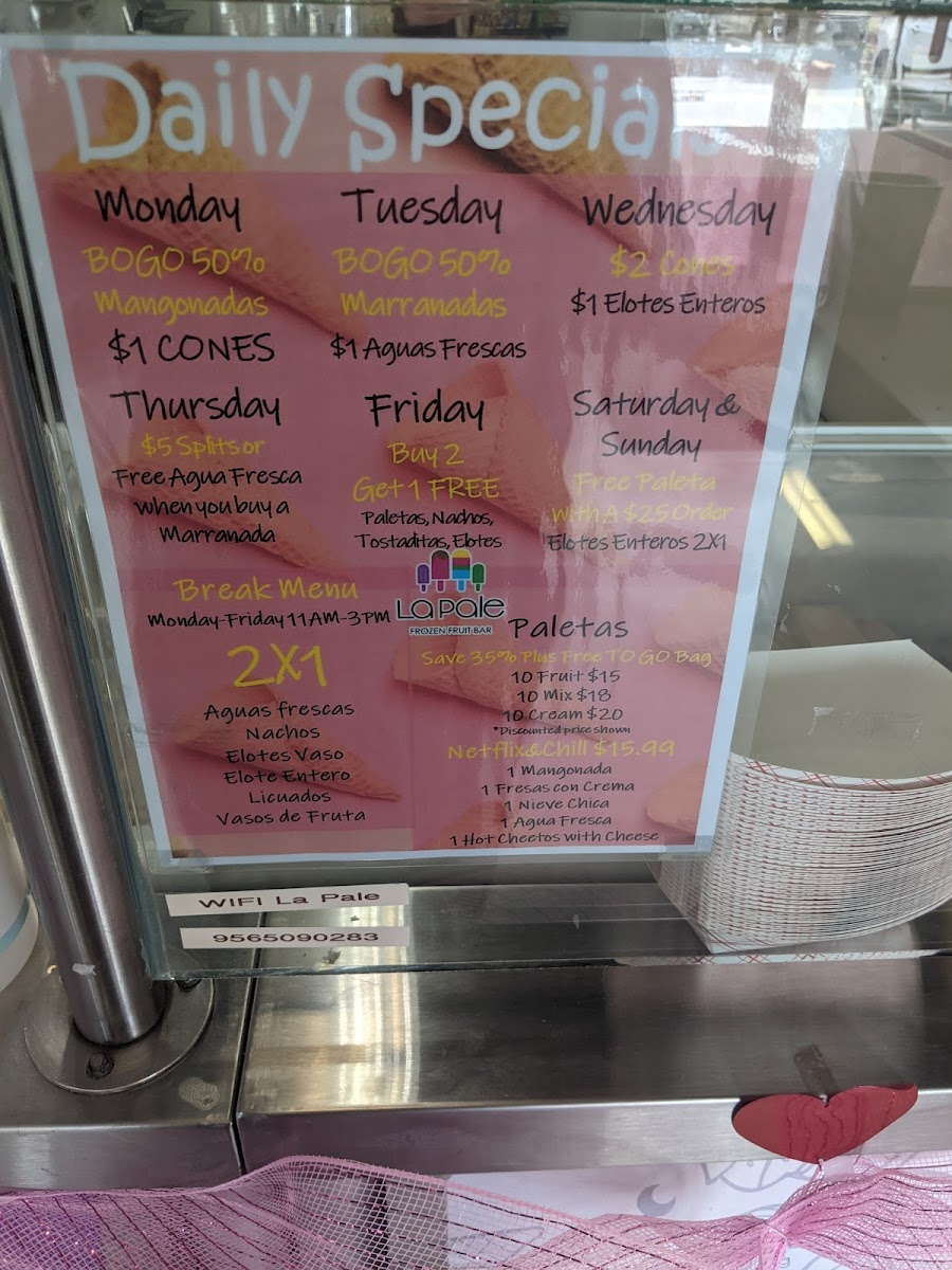 La Pale Frozen Fruit Bar International Blvd Photo Menu 5