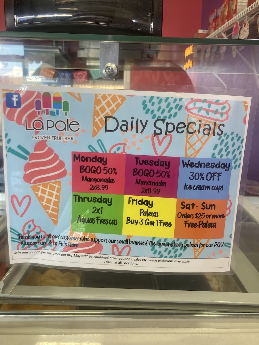 La Pale Frozen Fruit Bar International Blvd Photo Menu 8