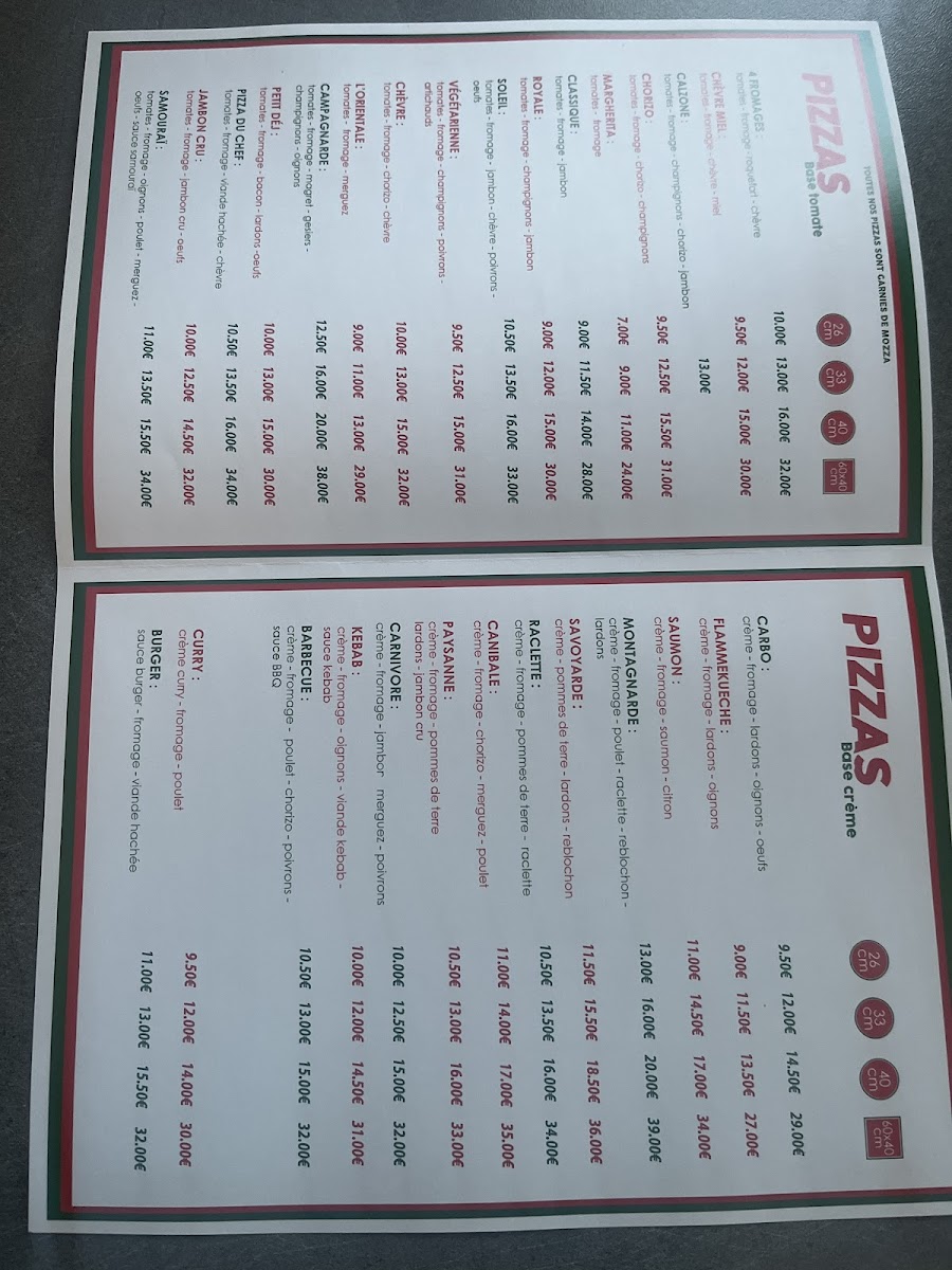 PIZZA LAPLUME Photo Menu 3