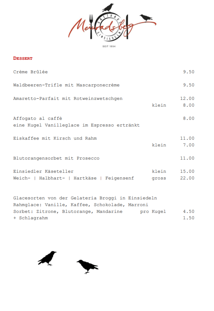 Gasthaus Meinradsberg Photo Menu 4