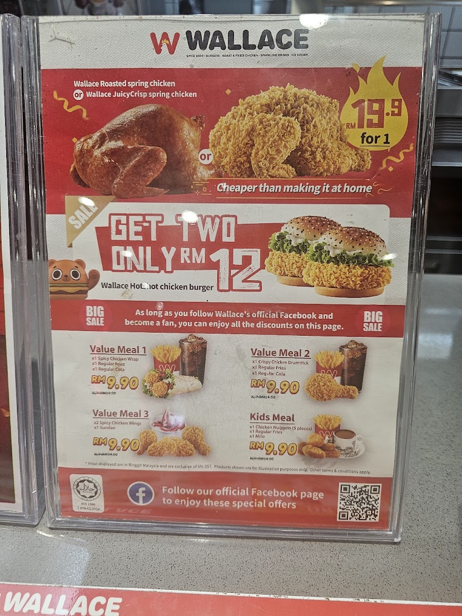 Wallace | Burger & Chicken (Sungai buloh) Photo Menu 10