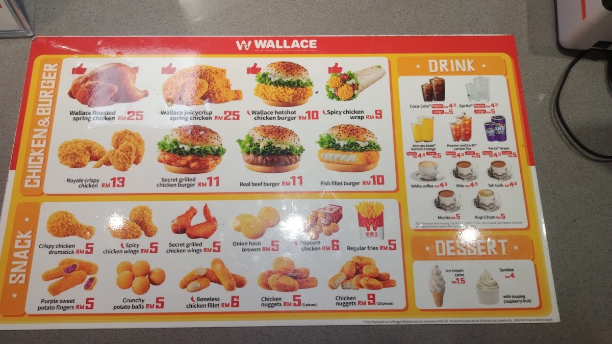 Wallace | Burger & Chicken (Sungai buloh) Photo Menu 9