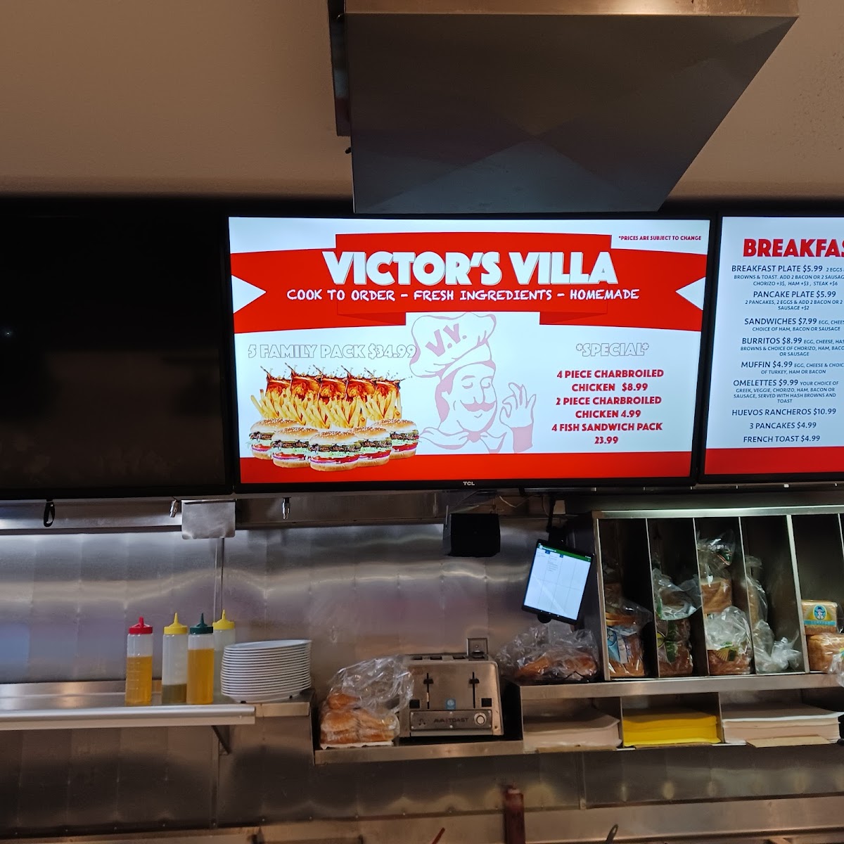 Victor's Villa Photo Menu 6