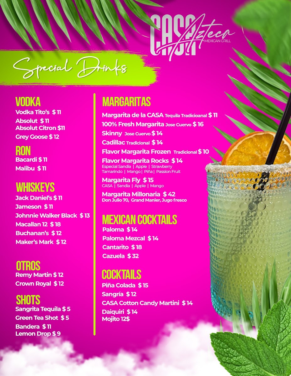 Casa Azteca Mexican Grill Photo Menu 5