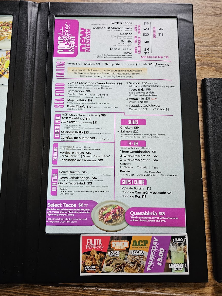 Casa Azteca Mexican Grill Photo Menu 9
