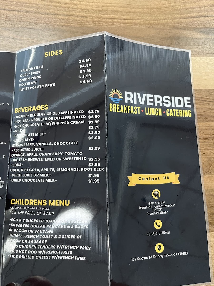 Riverside Breakfast and Lunch Photo Menu 6