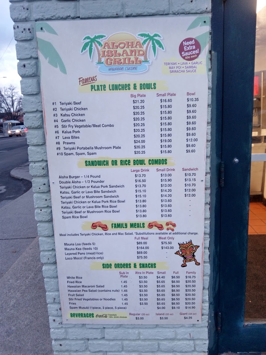 Aloha Island Grill Photo Menu 2