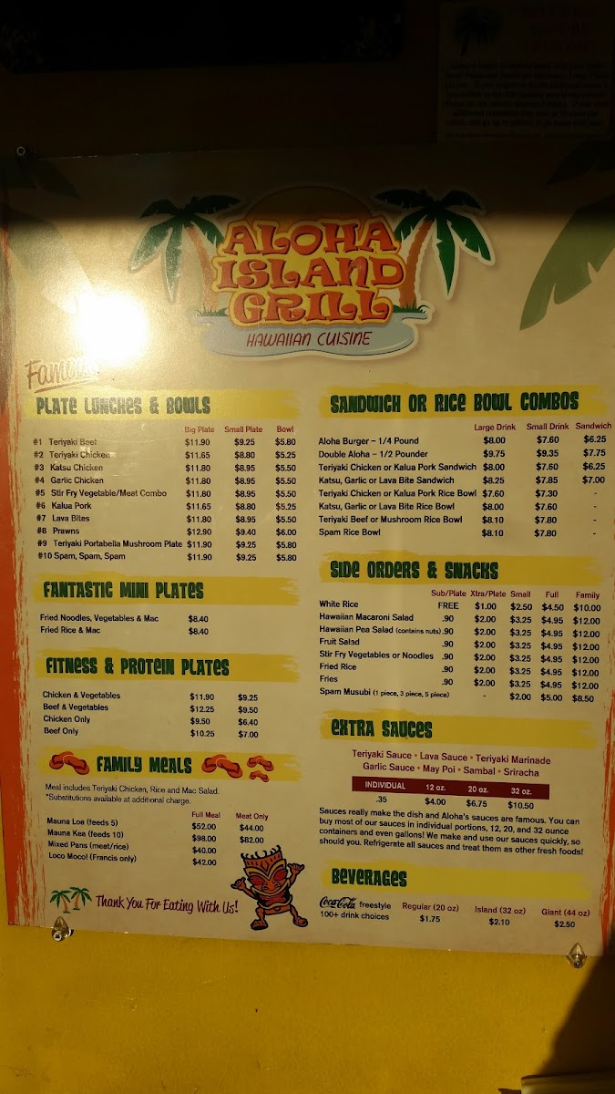 Aloha Island Grill Photo Menu 9